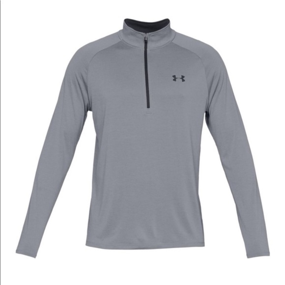 LAST TWO! New Under Armour 1/2 Zip Long Sleeve Top - Picture 4 of 12